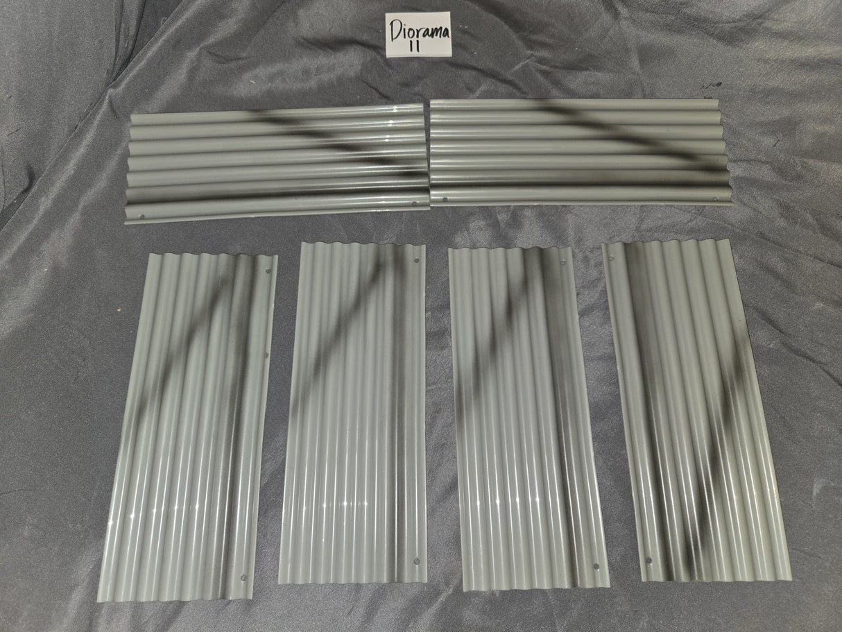 1/6 Scale Vietnam Corrugated Metal Roof Panel Lot