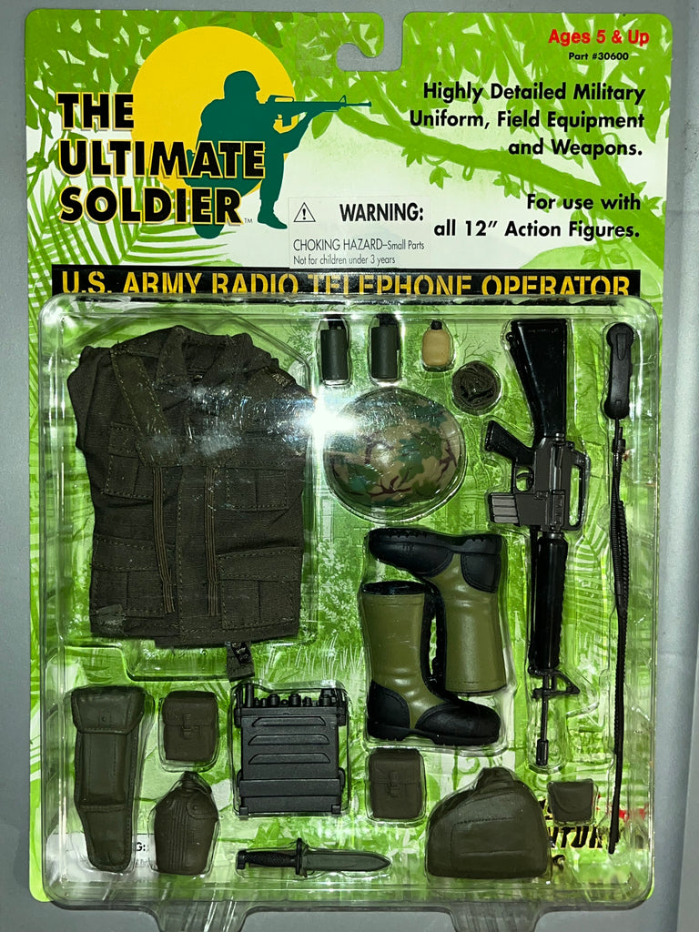 1/6 Scale Ultimate Soldier Vietnam Uniform Set - US Army Radio Telephone Operator - NIB