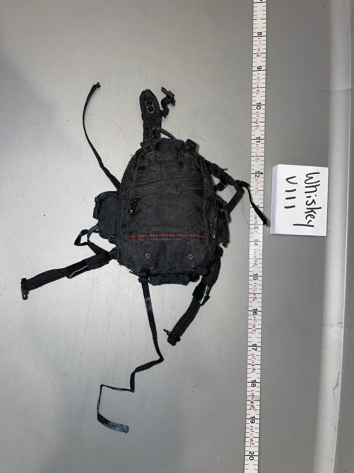 1:6 Modern Era Black Backpack