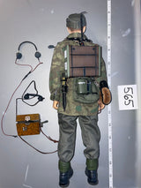 1:6 Scale WWII German Gebirgsjager Radioman Dressed Figure - Dragon