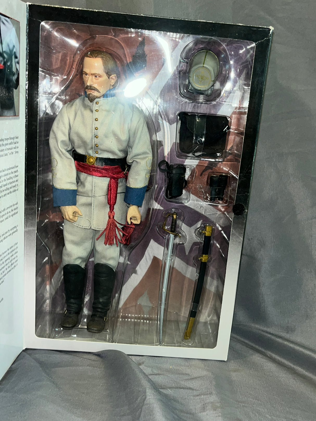 1/6 Scale Civil War Confederate Officer - NIB Sideshow