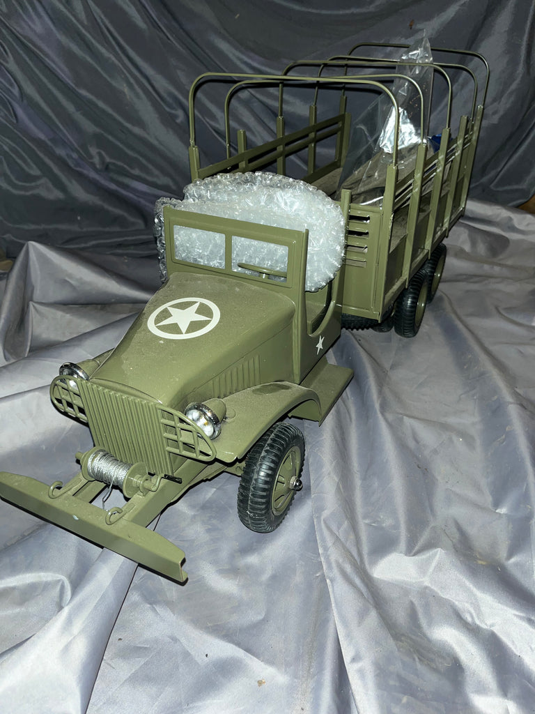 WWII Style Deuce & 1/2 OLD TIME TOYS Truck 27½" Long - NOT 1/6th - Aprox 1/10th