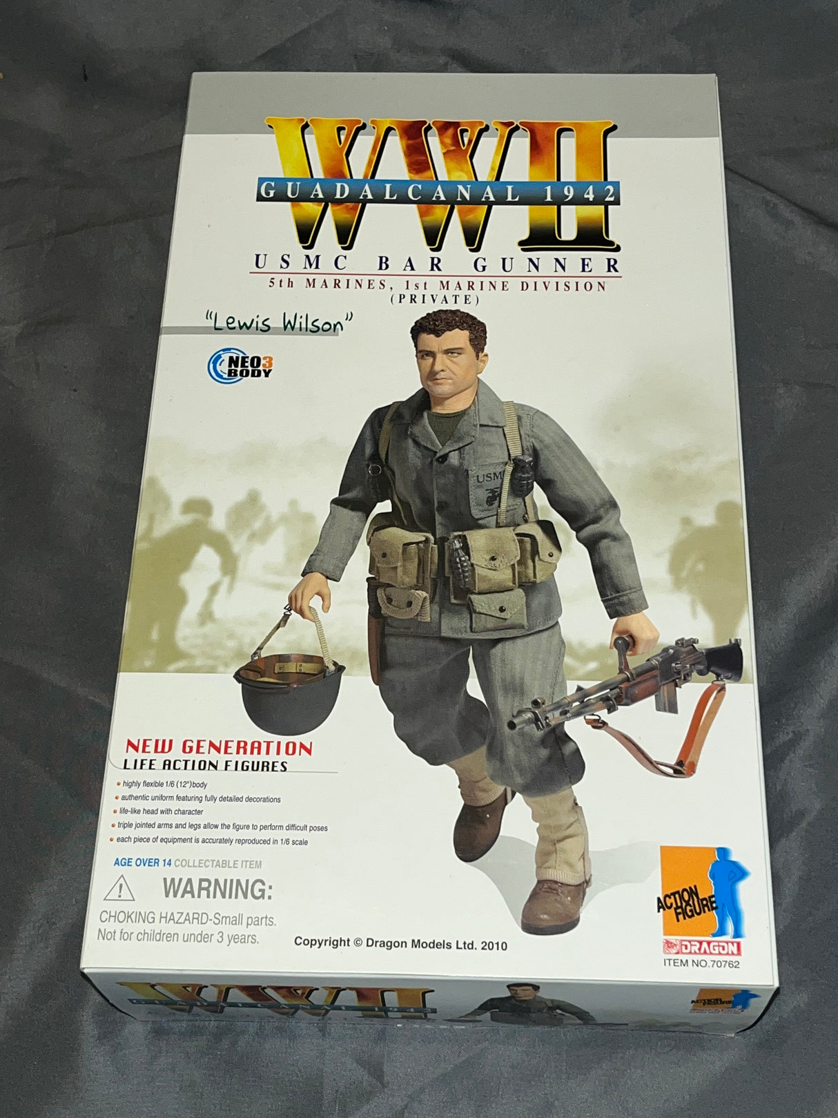 1/6 Scale WWII US Marine BAR Gunner Lewis Wilson - NIB Dragon