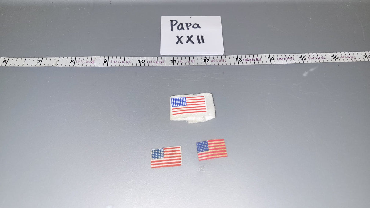 1/6 Scale WWII US Paratrooper Flag Patch Lot
