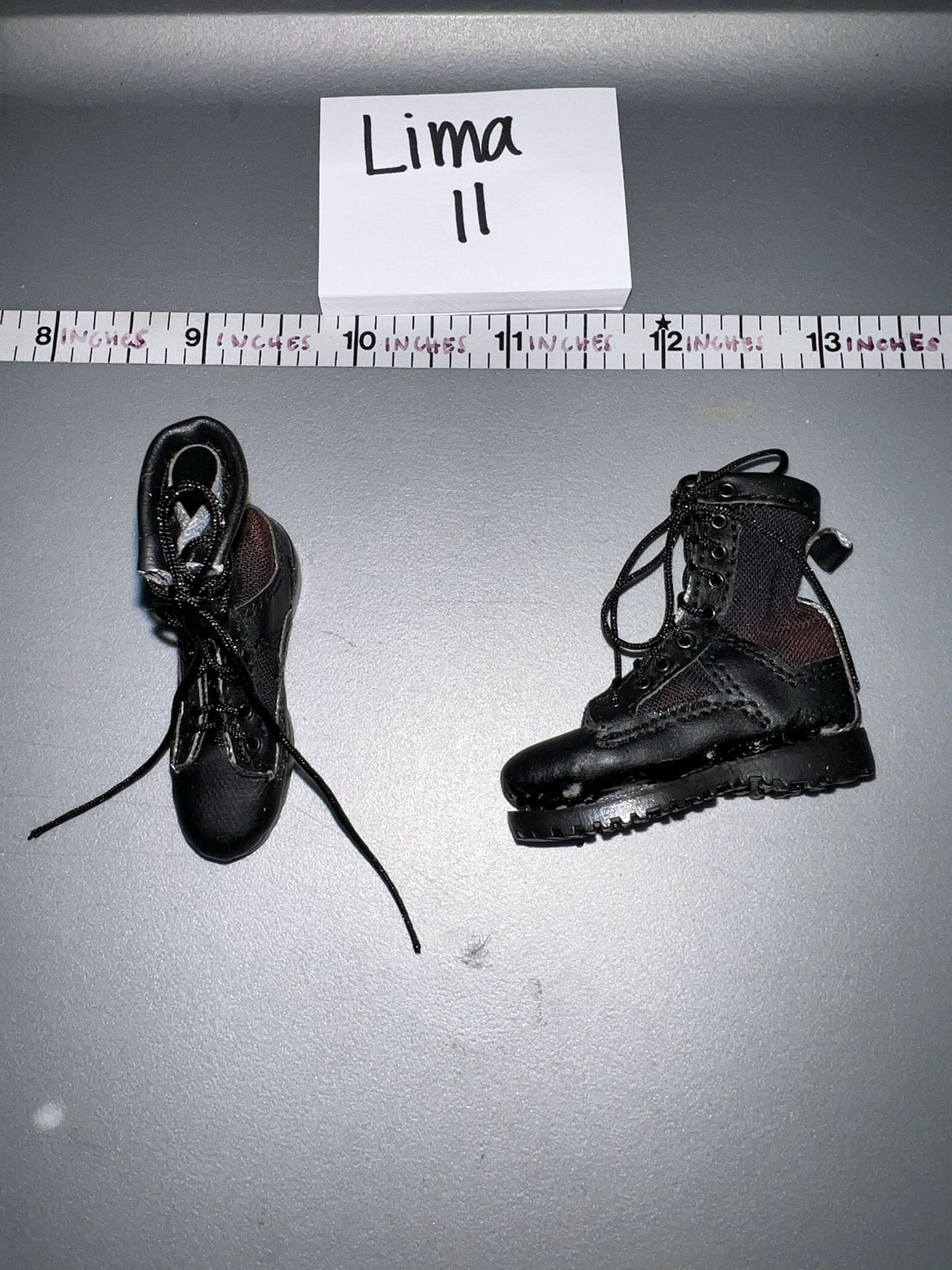 1:6 Modern Era Real Cloth/ Leather Lace Up Boots