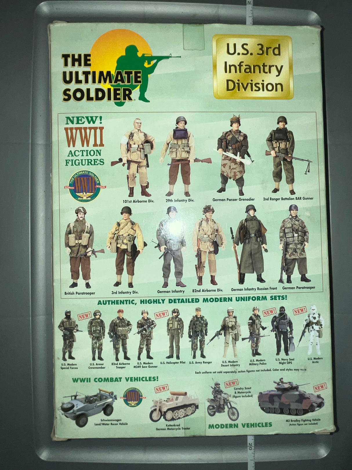 1/6 Scale WWII US 3rd Infantry Division Figure  - NIB Ultimate Soldier