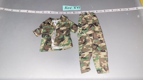 1/6 Scale Modern Era Woodland BDU Uniform