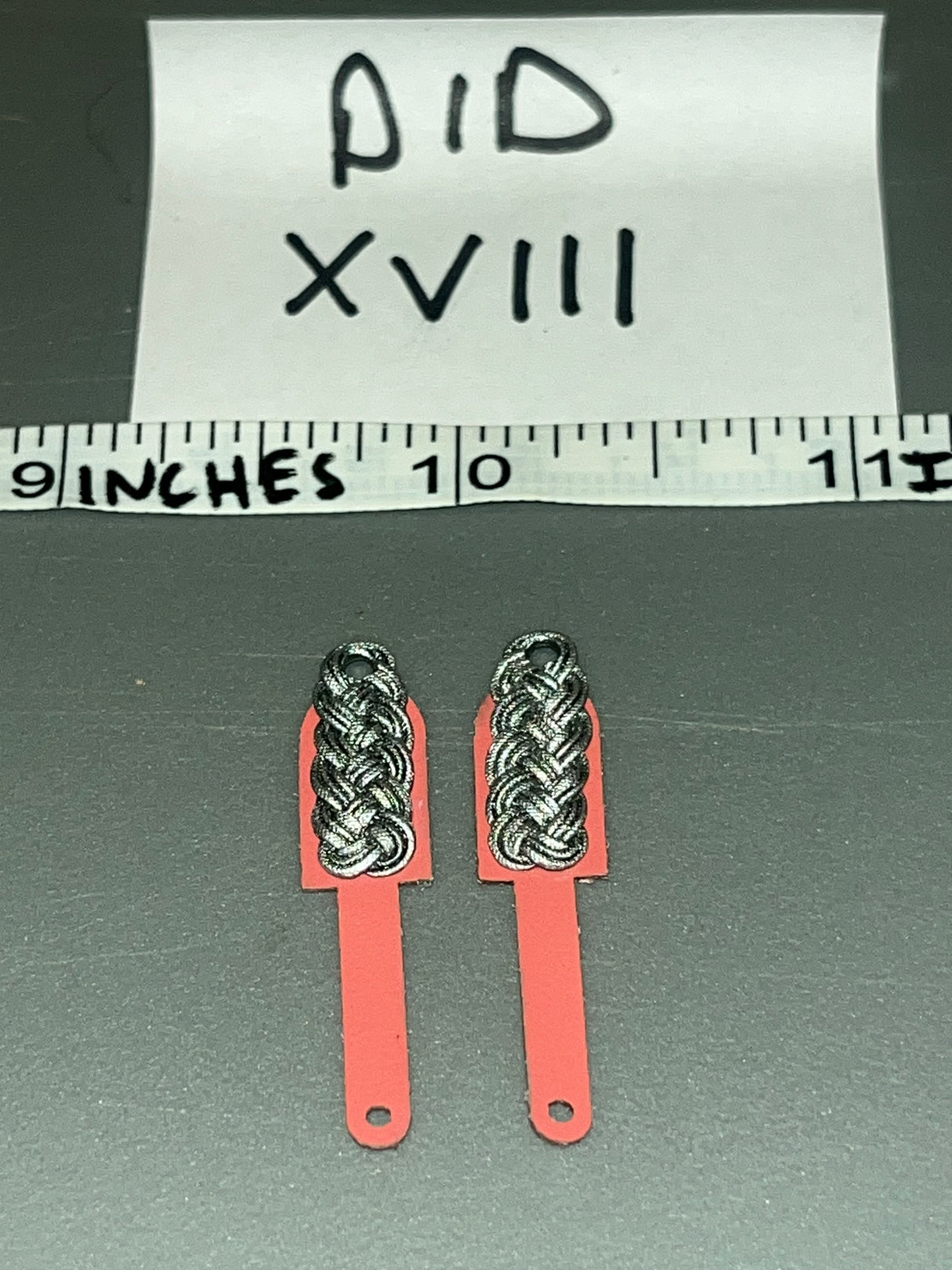 1/6 Scale WWII German Afrika Korps Officer Shoulder Boards - DID Supply / Tanker Ishaan