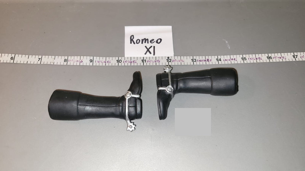 1/6 Scale Revolutionary War Napoleonic Western Boots