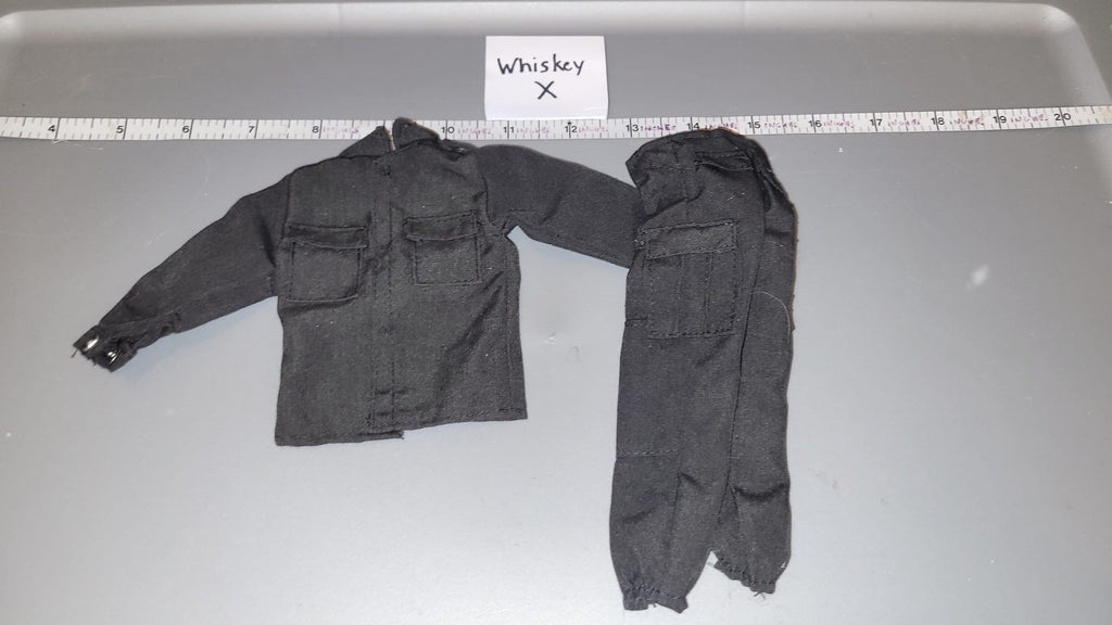 1/6 Scale Modern Era Black BDU Uniform