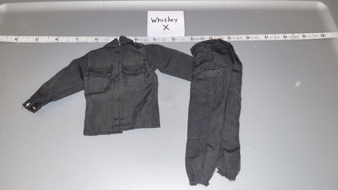 1/6 Scale Modern Era Black BDU Uniform