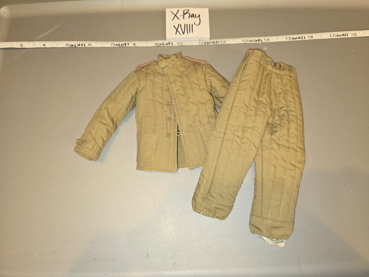 1/6 Scale WWII Russian Padded Jacket / Coat / Pants