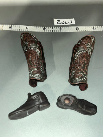 1/6 Scale Lord of the Rings Eomer Boots - Medieval / Fantasy / Ancient