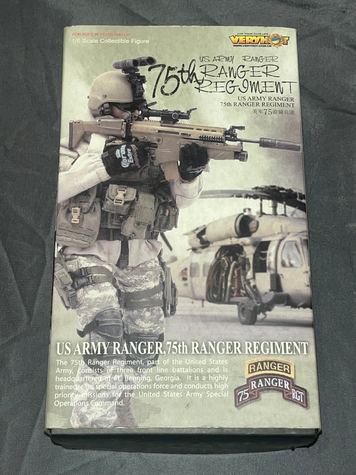 1/6 Scale Modern US ARMY RANGER, 75th RANGER REGIMENT - Very Hot NIB Uniform Set