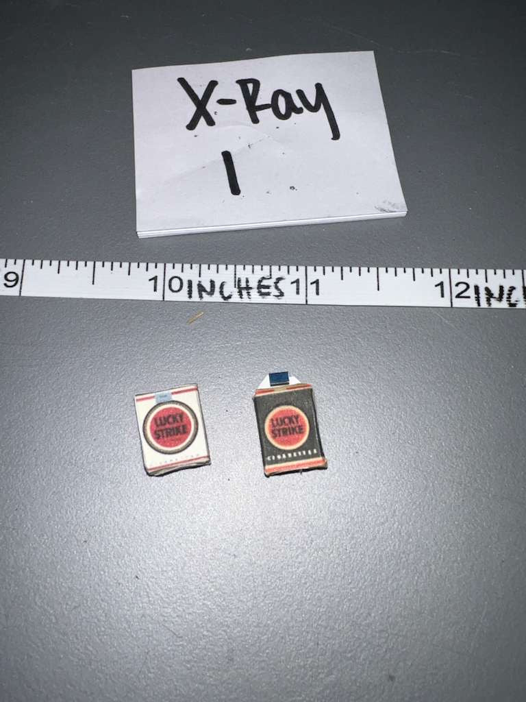 1:6 Scale WWII US Cigarette Pack Lot