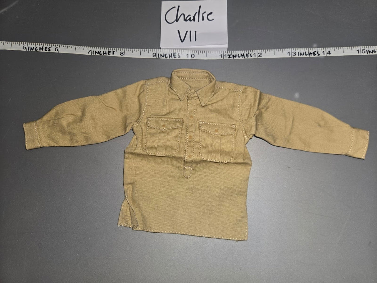 1/6 Scale WWII German Afrika Korps Tropical Shirt - DID