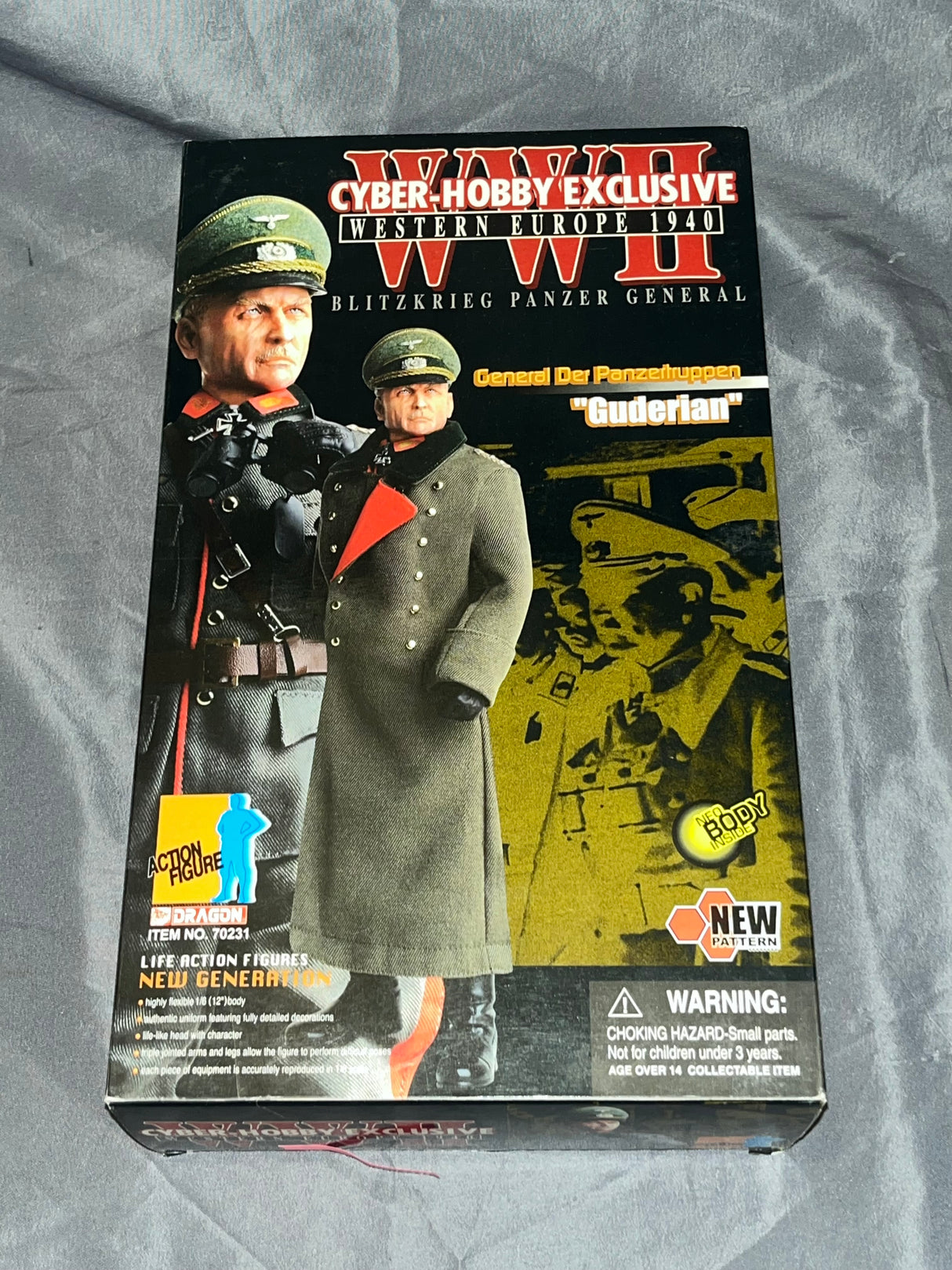 1/6 Scale WWII GERMAN General Guderian - NIB Dragon Cyber Hobby - *SR*