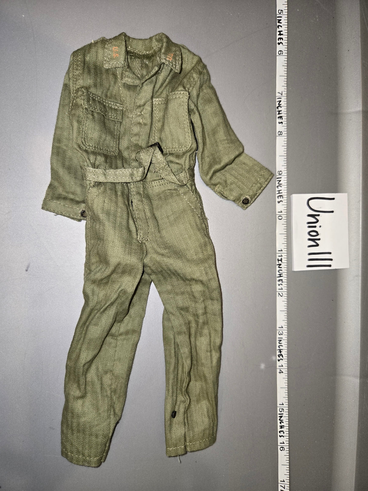 1:6 Scale WWII US Coveralls Armored Crewman