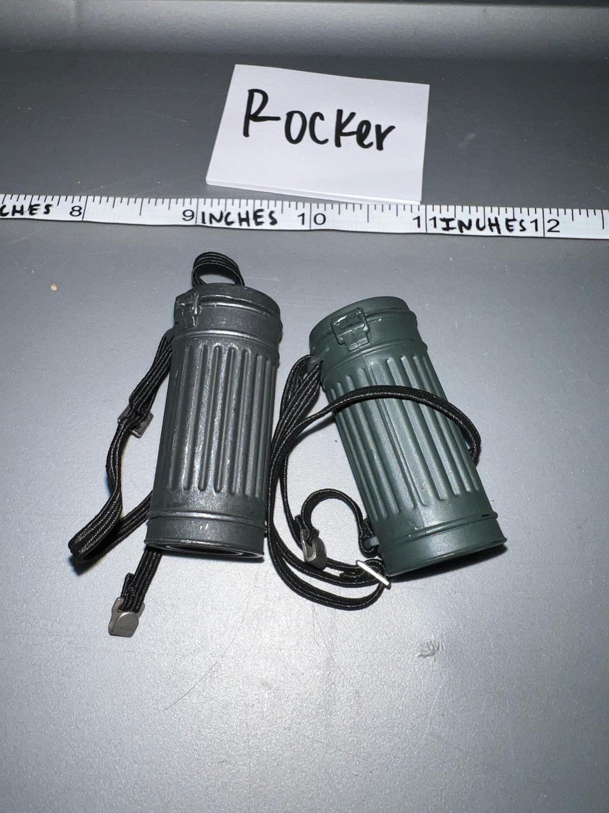 1:6 WWII German Gas Mask Canister Lot