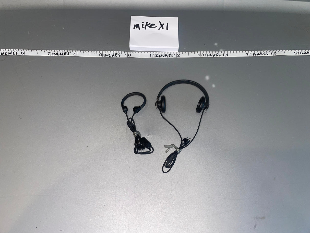 1/6 Scale WWII German Tanker Head Phones Set