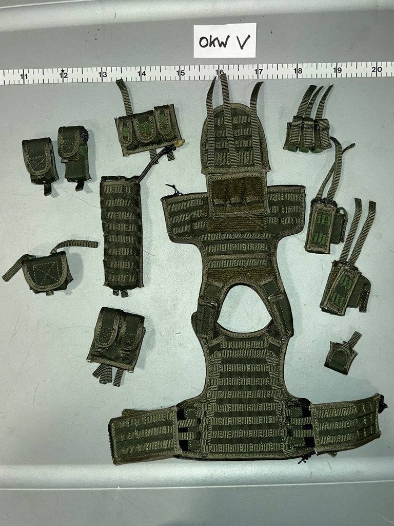 1/6 Scale Modern Green Body Armor - Easy Simple Delta 2006