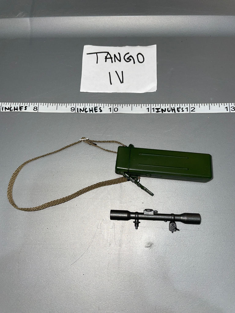 1/6 Scale WWII German Sniper Scope And Case