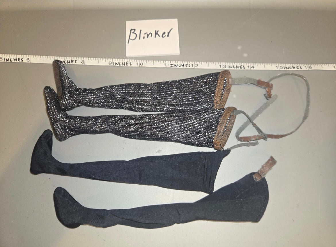 1/6 Scale Fantasy Medieval Knight Chainmail Leg Armor