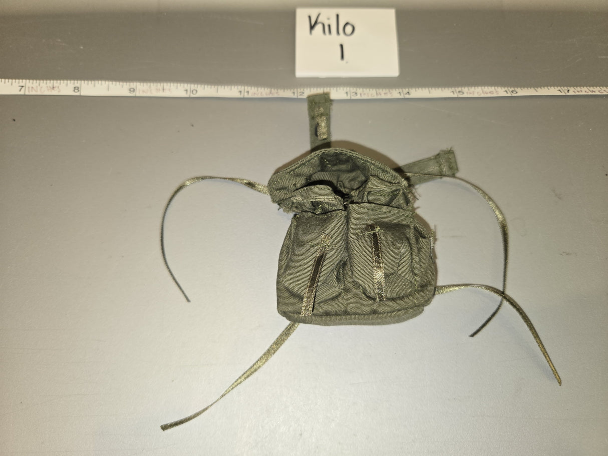 1/6 Scale Vietnam US Two Pocket RuckSack Backpack