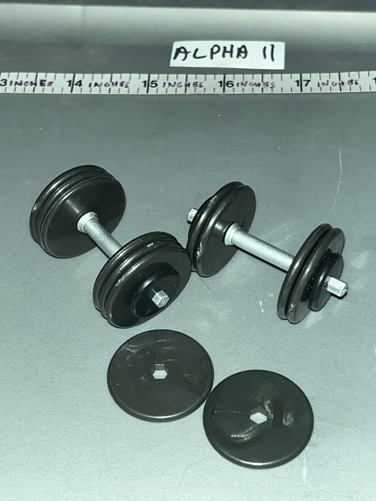 1/6 Scale Modern Gym Weights - Diorama Item - Civilian