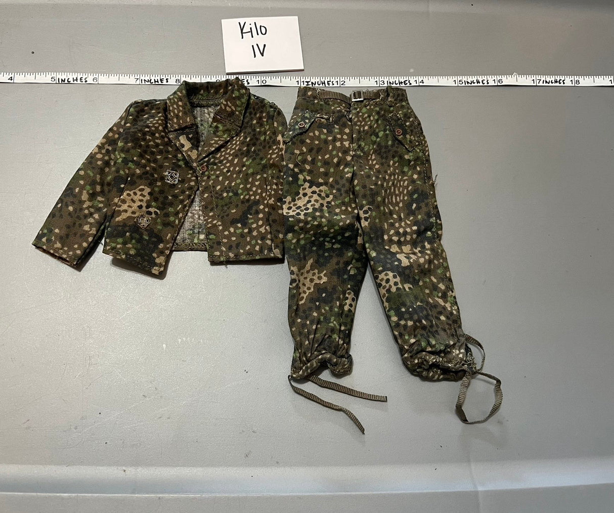 1/6 WWII German Pea Dot Tanker Tunic and Pants
