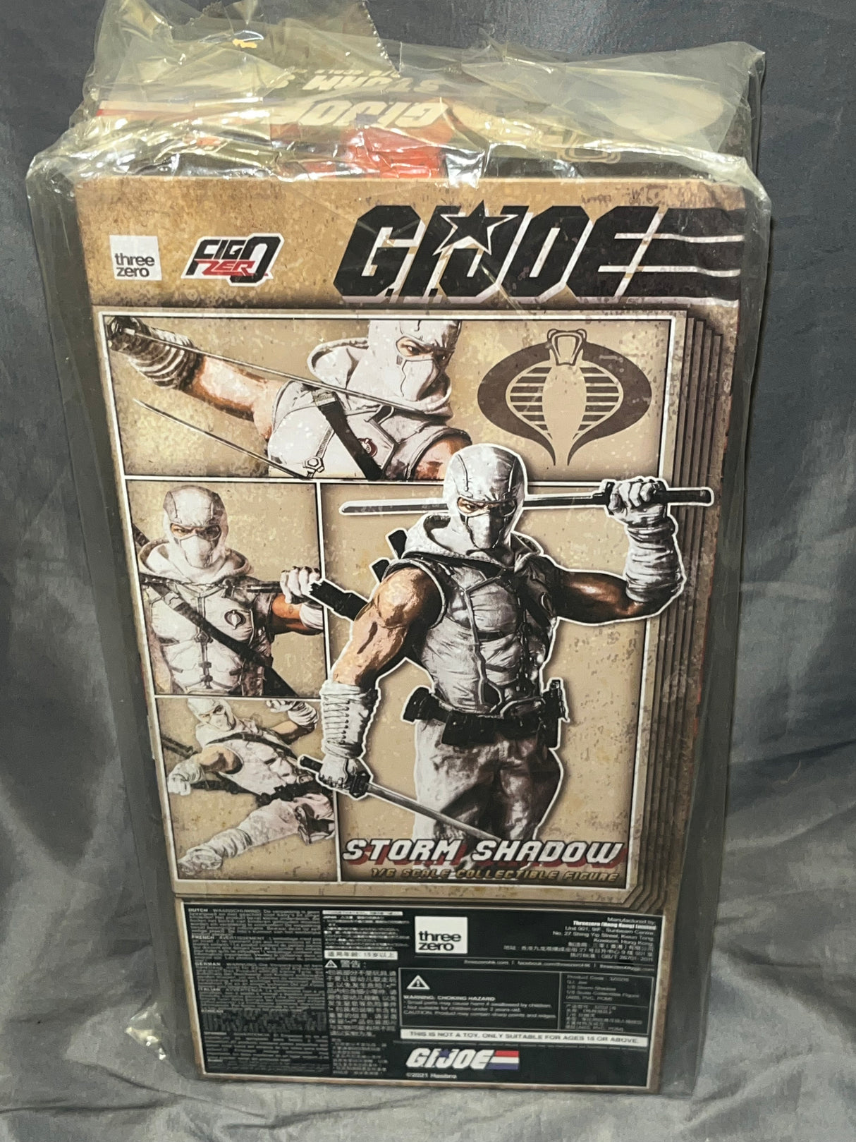 1/6 Scale ThreeZero G.I. Joe Storm Shadow - NIB