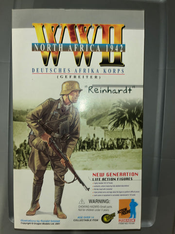 1/6 Scale WWII German Afrika Korps Reinhard - NIB Dragon