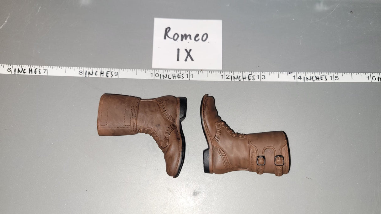 1/6 Scale WWII US Buckle Top Boots