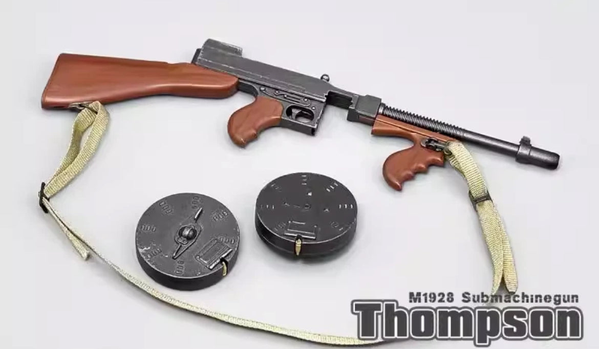 1:6 Scale WWII US M1928 Thompson Set - ZY Toys