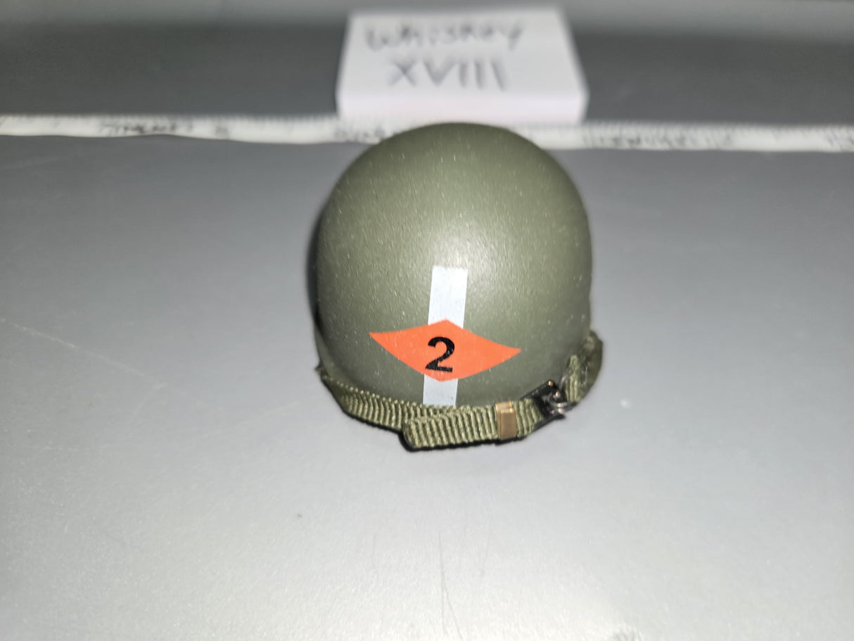1:6 Scale WWII US Ranger Captain Helmet - Facepool