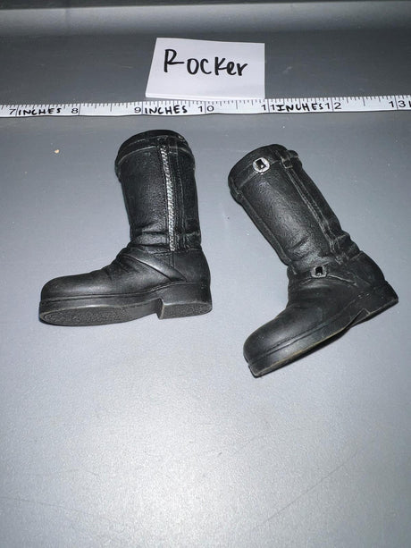 1:6 Scale WWII German Luftwaffe Pilot Boots - dragon