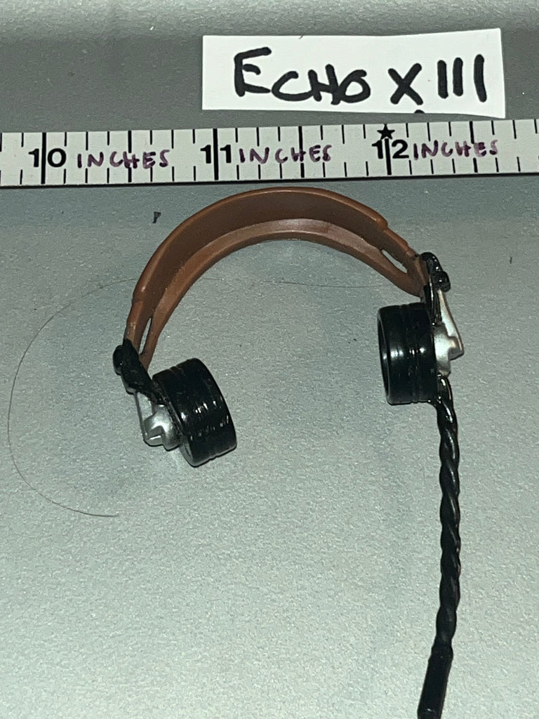 1/6 Scale WWII US Aviator Headphones