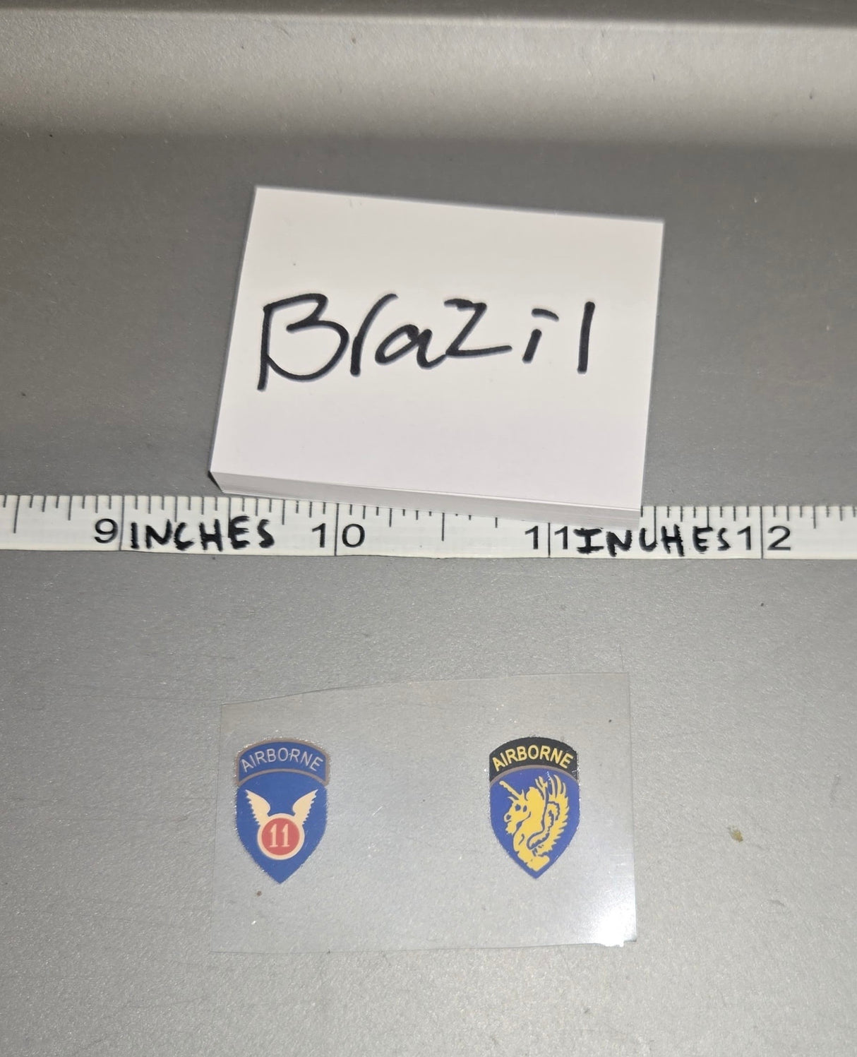 1:6 WWII US Paratrooper Patch Lot