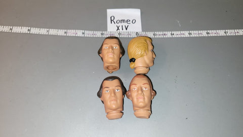 1/6 Scale Revolutionary War Napoleonic Head Sculpt Lot