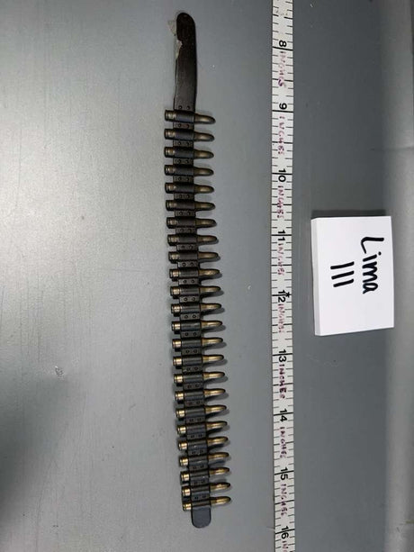 1:6 Scale WWII US .50 Caliber Machine Gun Ammunition Belt
