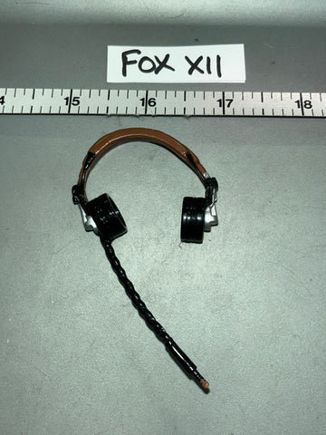 1/6 Scale WWII US Aviator Headphones