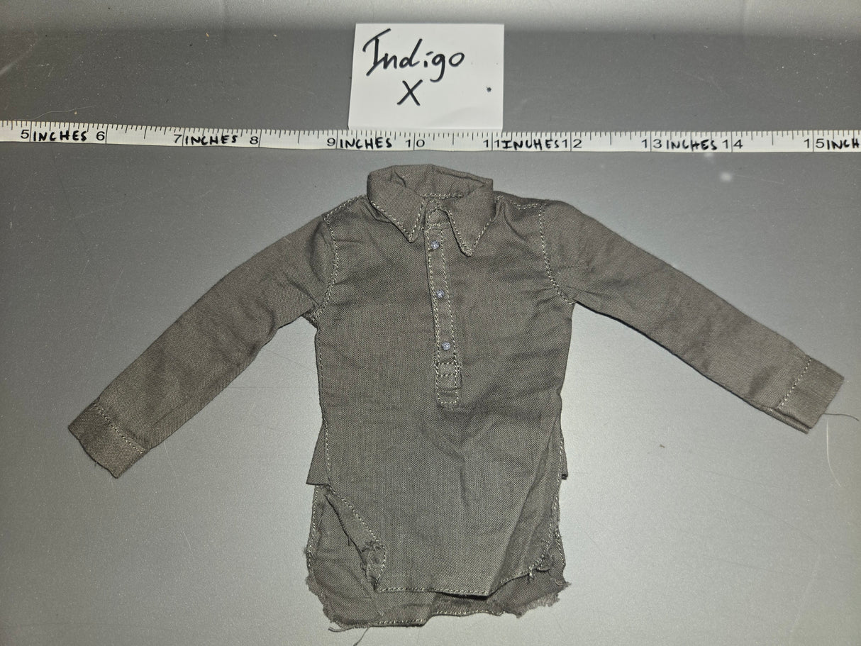 1/6 Scale WWII German Grey Work Shirt