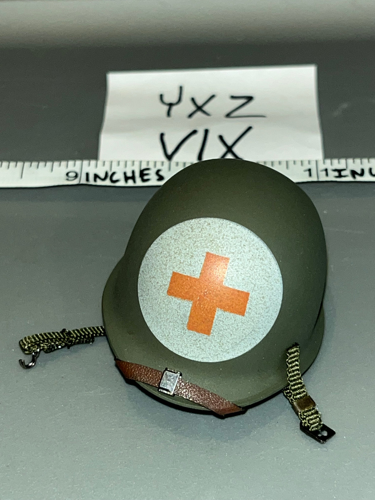1:6 Scale WWII US Medic Helmet - Ranger Medic Wade - Facepool