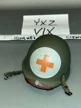 1:6 Scale WWII US Medic Helmet - Ranger Medic Wade - Facepool