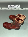 1/6 Scale WWII US  Paratrooper Leather Boots - Soldier Story