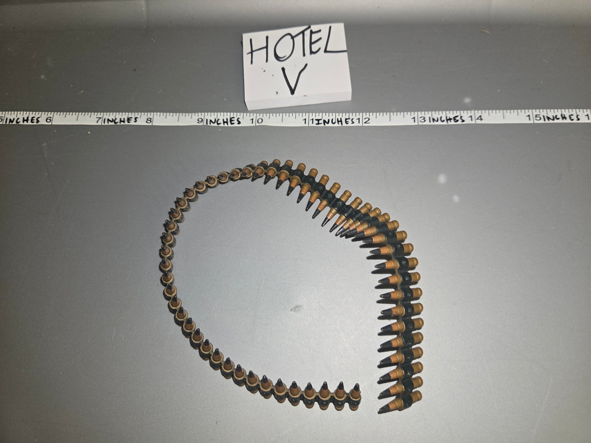 1:6 Scale WWII US .50 Caliber Machine Gun Ammunition Belt