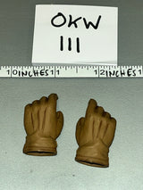 1:6 Scale WWII US Gloved Hands - War Daddy - Facepool