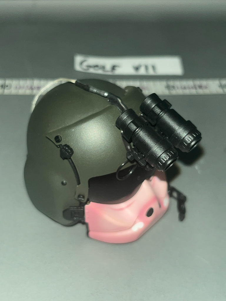 1/6 Scale Modern Helicopter Pilot Flight Helmet - Soldier Story