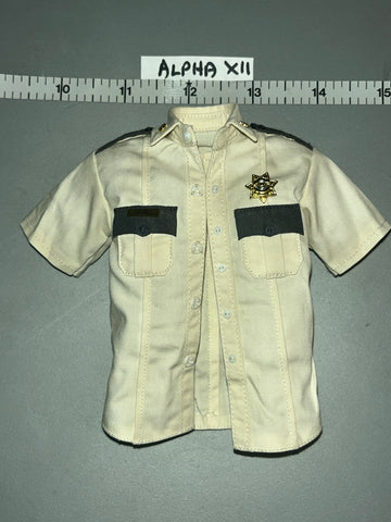 1/6 Scale Threezero Walking Dead Modern Sheriff Shirt - Police