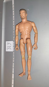 1/6 Scale Nude GI Joe Super Articulated Figure - Flocked